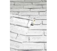 Arthouse Brick White Wallpaper