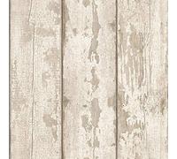 Arthouse | White Washed Wood Wallpaper | Realistic Photographic Wood Effect Wallpaper | Light and Spacious Room Design | 1005 x 53cm