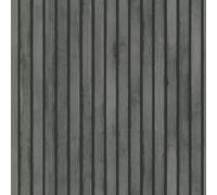 Arthouse Wallpaper Wood Slats Charcoal Grey – Photographic Design, Modern Grey Wash, 1005x53 cm