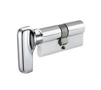 Arthritic Easy Turn Extended Large Thumbturn Cylinder - Polished Chrome - 35/35 40/40 50/50 (35/35)