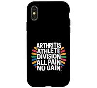 Arthritis Athlete Division All Pain No Gain - Case for iPhone X/XS