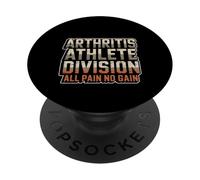 Arthritis Athlete Division All Pain No Gain PopSockets Adhesive PopGrip