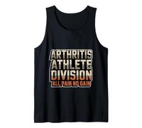 Arthritis Athlete Division All Pain No Gain Tank Top