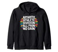 Arthritis Athlete Division All Pain No Gain - Zip Hoodie