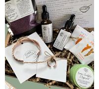 Arthritis Comfort Gift Box for Women & Men - Joint & Muscle Ease Oil, Copper Bracelet, Anti-Inflammatory Herbal Tea, Self-Care Pamper Set