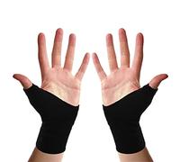 Arthritis Thumb Compression Support Gloves, Black, Large