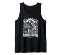 Arthur and Guinevere Camelot in Shadow Gothic Tank Top