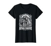 Arthur and Guinevere Camelot in Shadow Gothic Value Graphic T-Shirt