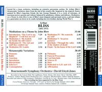 ARTHUR BLISS: MEDITATIONS ON A THEME BY JOHN BLOW; METAMORPHIC VARIATIONS NEW CD
