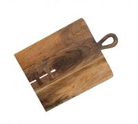 Arthur Cameron - Beau Mango Wood Serving Board with Bow Tie Detailing - The Perfect Wooden Table Centrepiece and Kitchen Essential