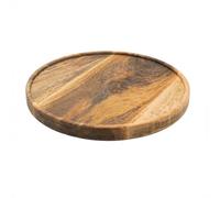 Arthur Cameron - Cluny Round Wooden Tray - Perfect Table Centrepiece, Serving Platter or New Home Gift