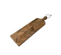 Arthur Cameron - Colmar Long Wooden Chopping Board/Serving Platter with Built-in Handle and Hanging Cord - Upgrade Your Kitchen Decor with This Sophisticated Cutting Board/Serving Tray