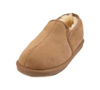Arthur Cameron - Deluxe ‘Elliot’ Lambswool Men’s Slippers with Hard Sole - Sheepskin Blend for Winter Comfort