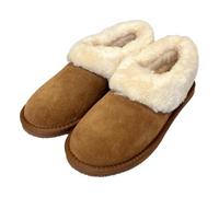 Arthur Cameron - Deluxe Ladies ‘Alice’ Lambswool Slipper Boot in Chestnut - Fluffy House Slippers with Gentle Arch Support for Cosy Everyday Comfort