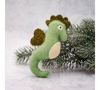 Arthur Cameron - Felt Seahorse Mini Christmas Tree Decoration - Handcrafted Rustic Christmas Decorations and Charming Christmas Decorations for Indoor Styling