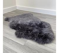 Arthur Cameron - Genuine Double-Fleece Sheepskin Rug with a Natural Suede Backing - Non-Allergenic, Extra Thick & Dense Wool with a Soft, Fluffy Texture