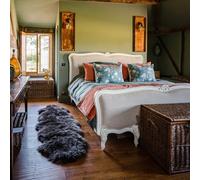 Arthur Cameron - Genuine Double-Fleece Sheepskin Rug with a Natural Suede Backing - Non-Allergenic, Extra Thick & Dense Wool with a Soft, Fluffy Texture