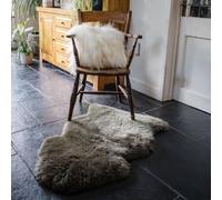 Arthur Cameron - Genuine Double-Fleece Sheepskin Rug with a Natural Suede Backing - Non-Allergenic, Extra Thick & Dense Wool with a Soft, Fluffy Texture