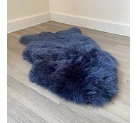 Arthur Cameron - Genuine Double-Fleece Sheepskin Rug with a Natural Suede Backing - Non-Allergenic, Extra Thick & Dense Wool with a Soft, Fluffy Texture