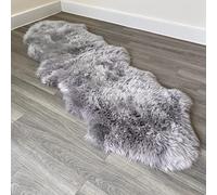 Arthur Cameron - Genuine Double-Fleece Sheepskin Rug with a Natural Suede Backing - Non-Allergenic, Extra Thick & Dense Wool with a Soft, Fluffy Texture