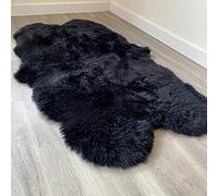 Arthur Cameron - Genuine Double-Fleece Sheepskin Rug with a Natural Suede Backing - Non-Allergenic, Extra Thick & Dense Wool with a Soft, Fluffy Texture
