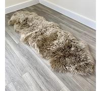 Arthur Cameron - Genuine Double-Fleece Sheepskin Rug with a Natural Suede Backing - Non-Allergenic, Extra Thick & Dense Wool with a Soft, Fluffy Texture