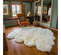 Arthur Cameron Genuine Sheepskin Colourful Rugs (Octo) (Natural)
