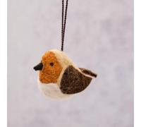 Arthur Cameron - Handcrafted Felt Robin Christmas Tree Decoration - Festive Christmas Ornament, Perfect as Xmas Tree Decorations or Window Christmas Decorations