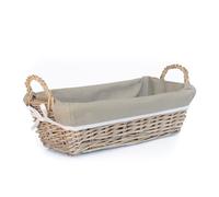 Arthur Cameron - Littlewick Wicker Basket with Handle - Home Essentials & Decorative Tray (Medium)