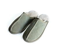 Arthur Cameron - Michael Olive Deluxe Men's Sheepskin Slippers - Fluffy Lined Indoor Slippers with Arch Support for Everyday Home Comfort (6, UK Footwear Size System, Adult, Men, Numeric, Medium, 6)