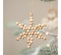 Arthur Cameron - Robles Beaded Traditional Christmas Decoration - Star for Tree & Christmas Tree Ornaments
