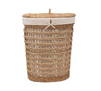 Arthur Cameron - Sangu Seagrass Oval Shape Laundry & Clothes Basket - Perfect as Bathroom Storage & Home Decor for Living Room, Bedroom, Hallway & Utility Room (Large)