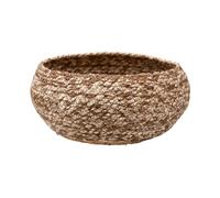 Arthur Cameron - Teesta Handwoven Round Jute Basket - Decorative Tabletop Storage Basket and Artisan Planter for Plants, Home & Kitchen (Large)