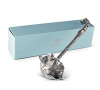 Arthur Court Aluminum Grape Pattern Punch/Soup/Serving Ladle Silver Spout 12 inch Long