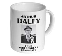 Arthur Daley Minder Political Campaign Vote for Daley Ceramic Coffee Mug/Cup
