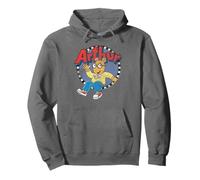 Arthur Distressed Arthur Waving Logo Cartoon Pullover Hoodie