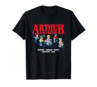 Arthur Friends on Bikes Group Pose Cartoon T-Shirt