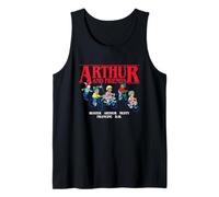 Arthur Friends on Bikes Group Pose Cartoon Tank Top