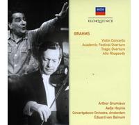 Arthur Grumiaux - Brahms: VLN Cto / Overtures / Alto Rhapsody [New CD] Australia