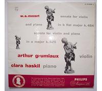 Arthur Grumiaux, Clara Haskil - Sonate für Violine und Klavier KV. 454 und Sonate KV. 526. Arthur Grumiaux, Clara Haskil Mono