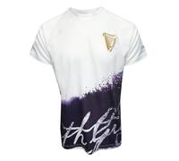 Arthur Guinness and Gold Harp White T-Shirt, XL