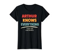 Arthur Knows Everything Value Graphic T-Shirt, Women, Black, S
