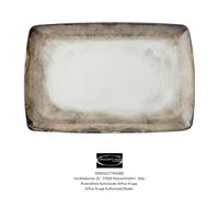 Arthur Krupp - SHADE Light Brown/Earth - Rectangular Tray/Plate 33x21 cm