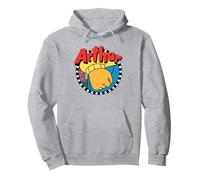 Arthur Logo With Fist Cartoon Pullover Hoodie