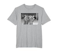 Arthur Lowe Captain Mainwaring Dad's Army 1975 T-Shirt, Men's Big and Tall, Heather Grey, 6X Tall