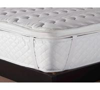 Arthur Memory Cotton Airflow Mattress Topper - 6cm Deep - Multi-Layer Memory Foam - All Season Thermal Control - 100% Cotton Cover - Elastic Straps - 5-Year Warranty (Double)