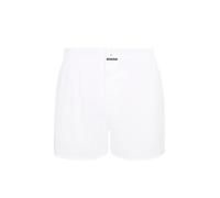 ARTHUR - Men's boxer shorts with integrated support - 100% organic cotton - Optimal comfort and support - Checked/Stripes, Plain White, M