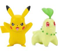 Pokemon Battle 2" Figures Pack Chikorita & Pikachu