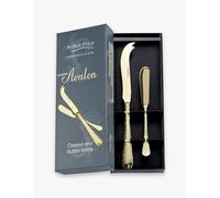 Arthur Price Arthur Price Champagne Avalon Pvd-Coated Stainless-Steel Cheese and Butter Knife Set Champagne