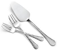 Arthur Price 'Avalon' Stainless Steel Gift Boxed Cutlery Pastry Set 6 Pastry Forks And Server